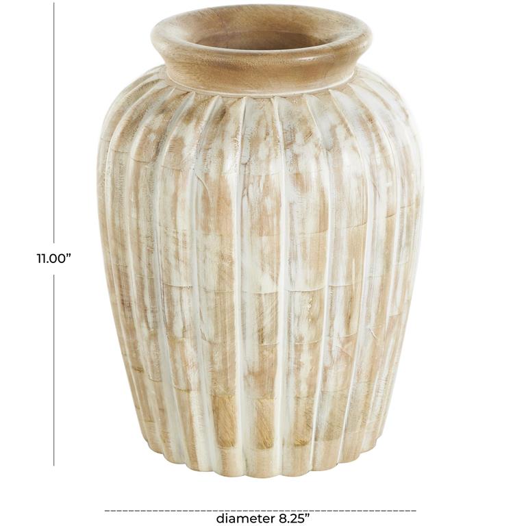 Amelia Wooden Vase