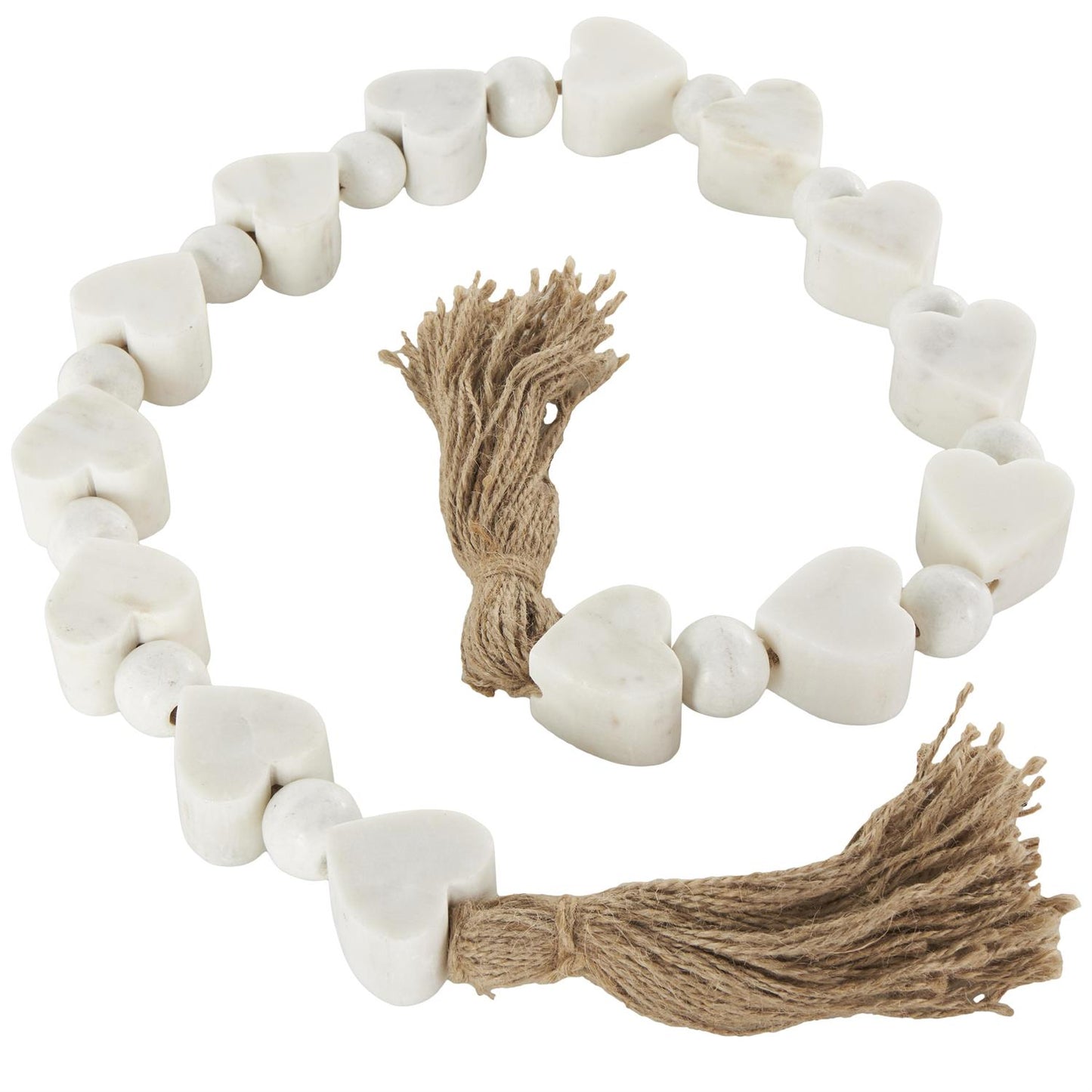 Marble Heart Decorative Beads