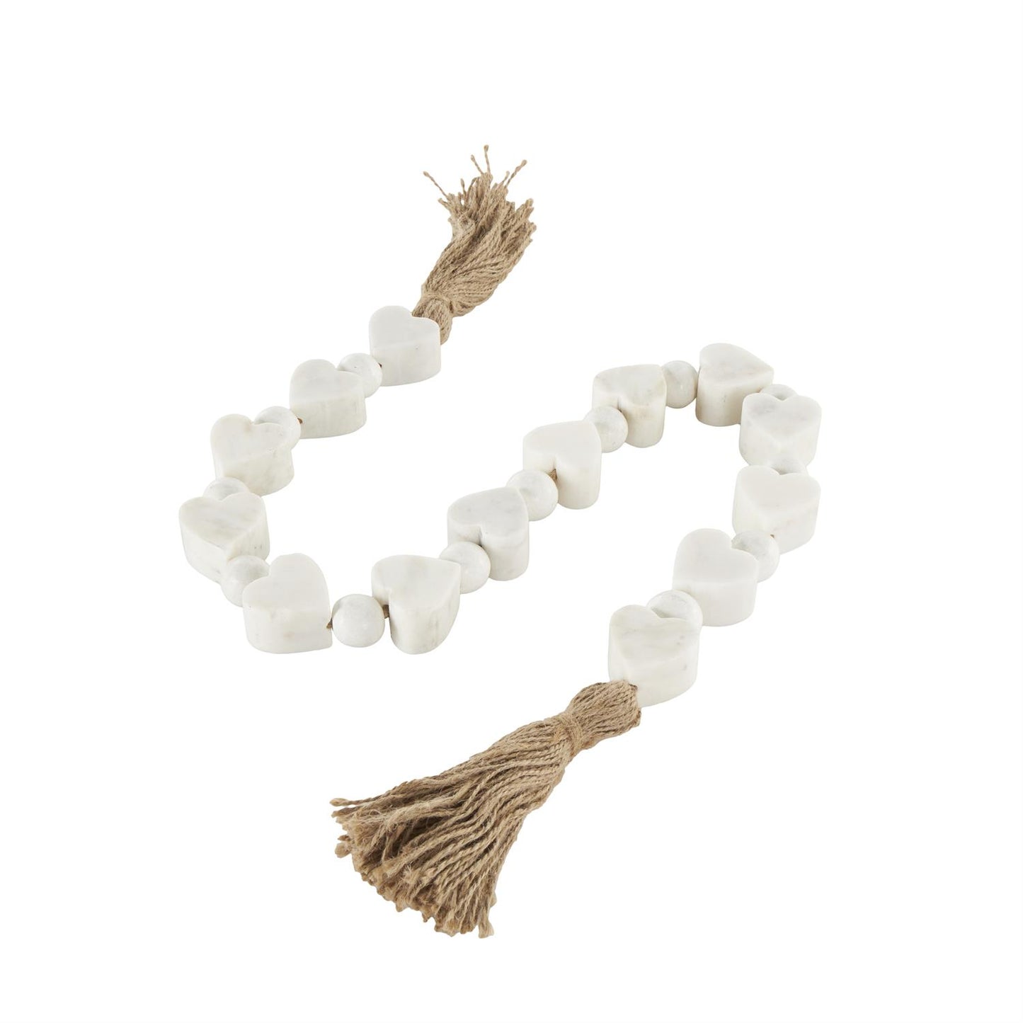 Marble Heart Decorative Beads