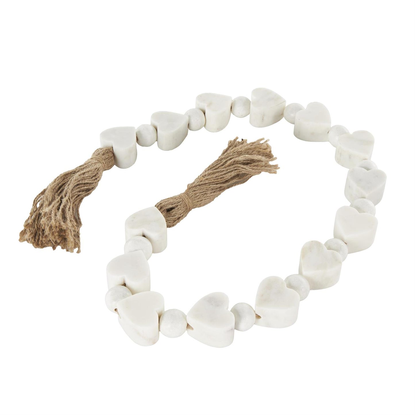 Marble Heart Decorative Beads