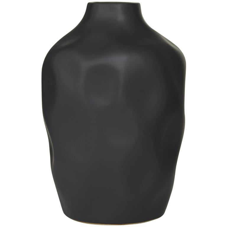 Eve Black Ceramic Vase