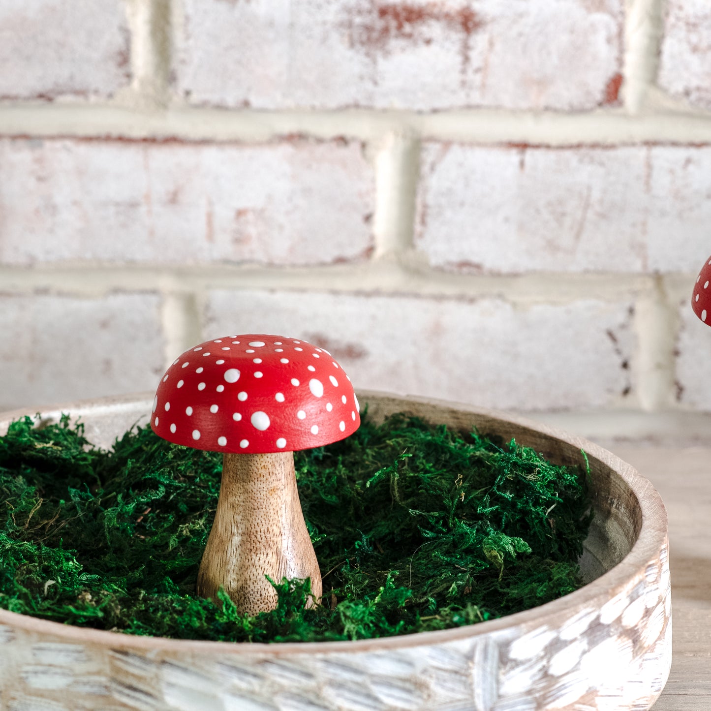 Pixie Wooden Mushrooms
