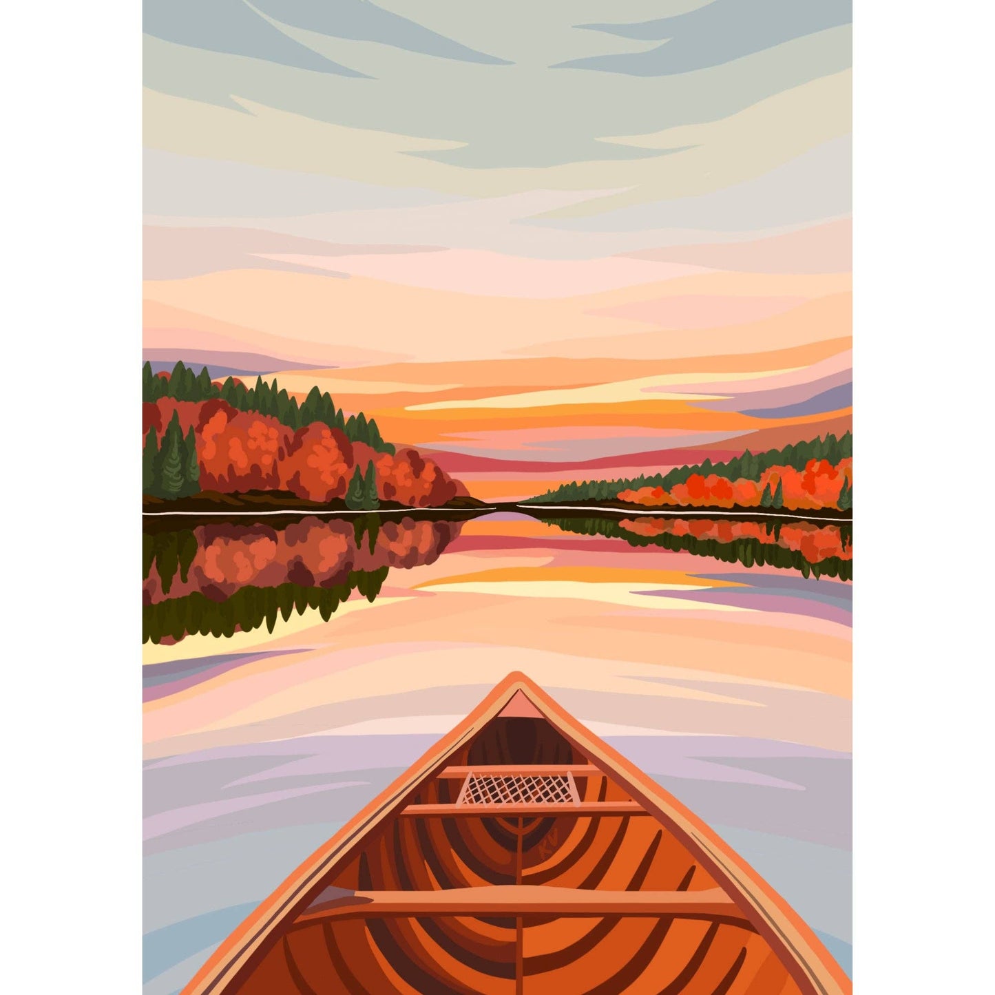 Canoeing at Dawn - 500-Piece Puzzle