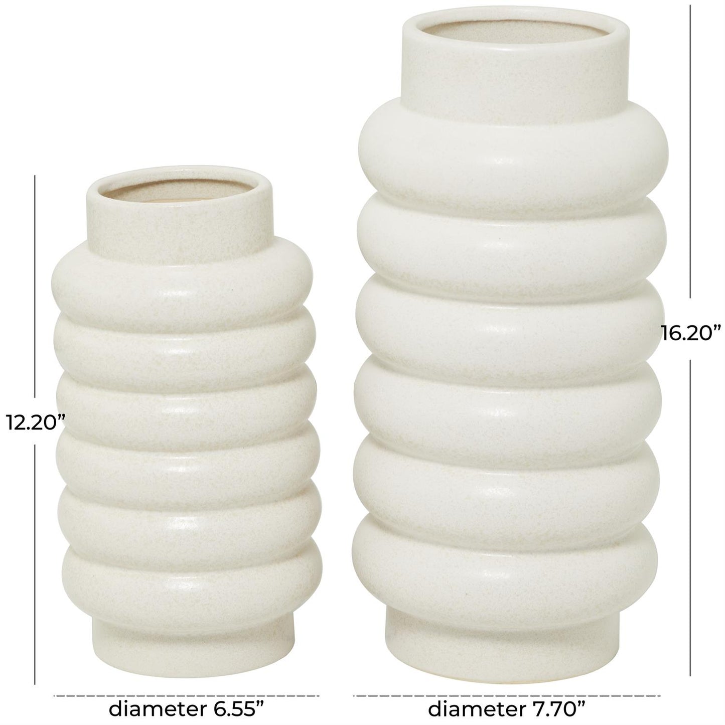 Portia Curved Vases