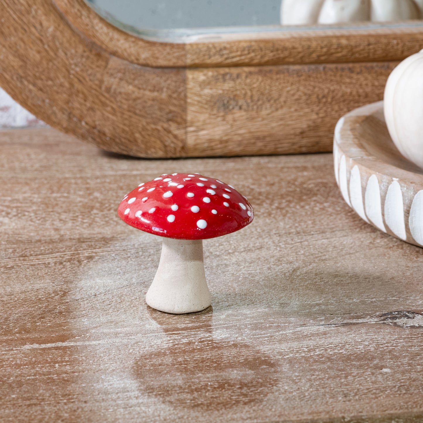 Ceramic Garden Mushrooms