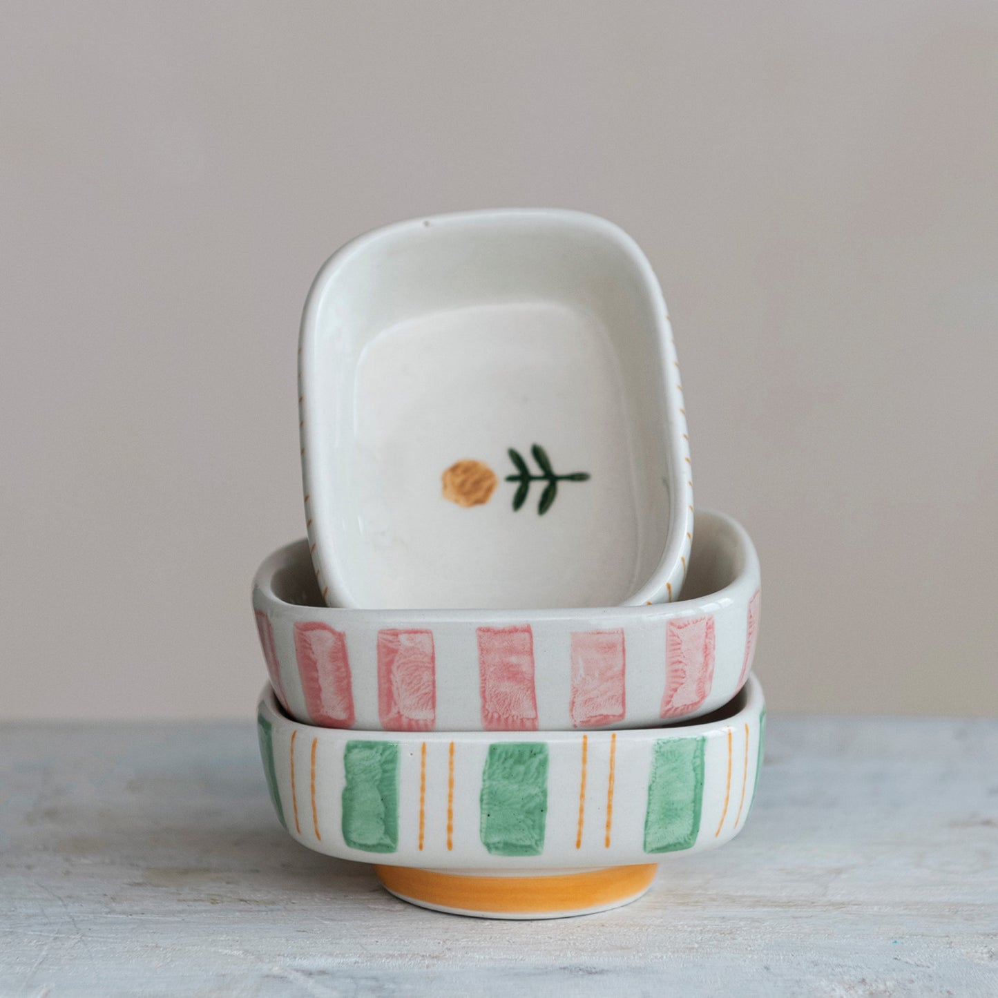 Ave Hand-Painted Stoneware Dishes