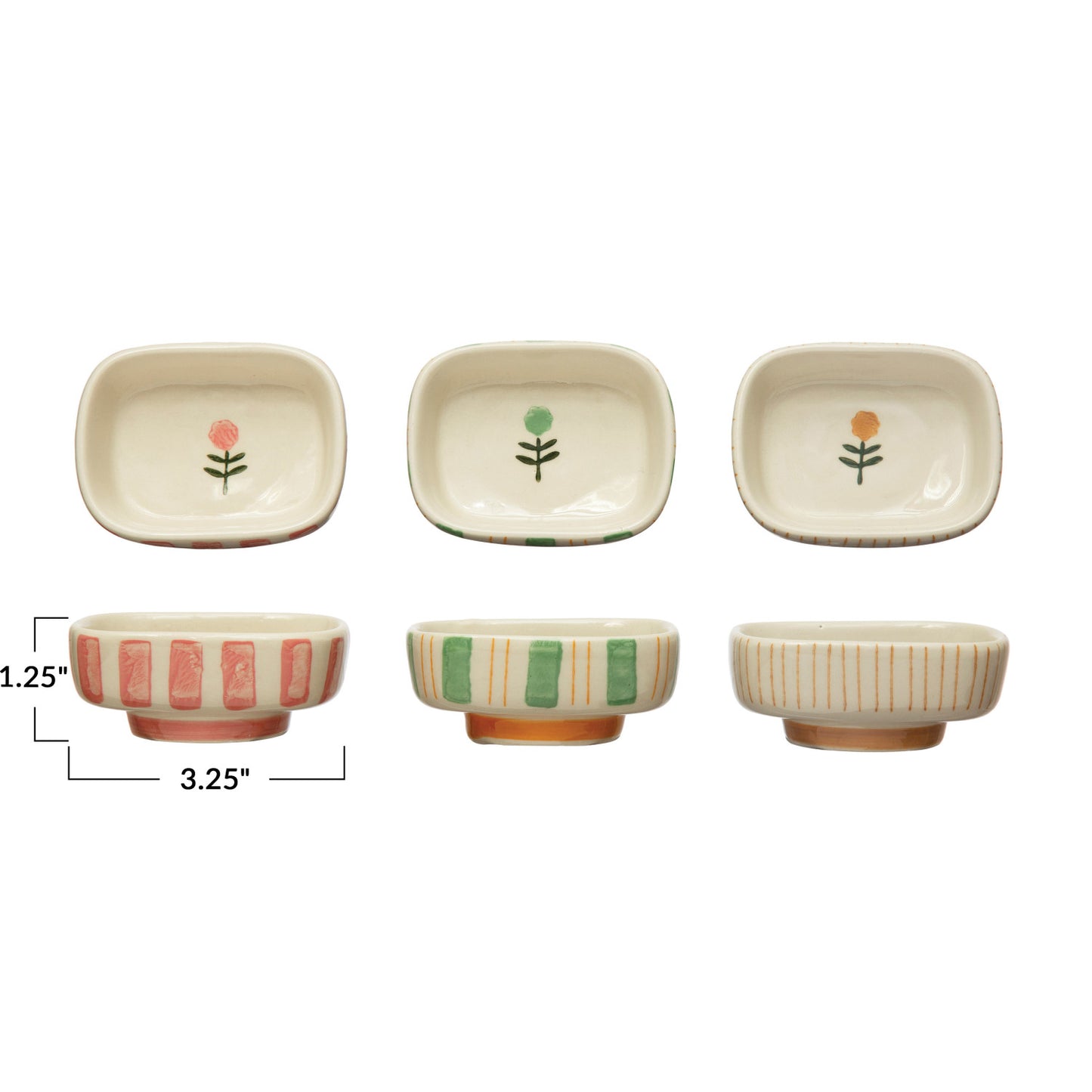 Ave Hand-Painted Stoneware Dishes
