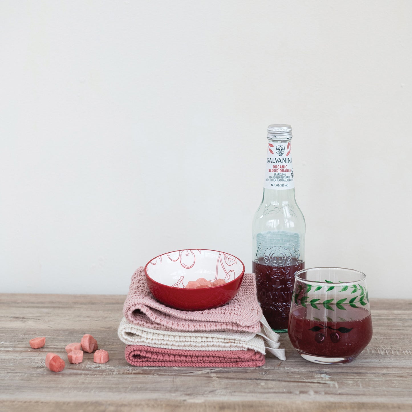 Very Cherry Stoneware Bowl