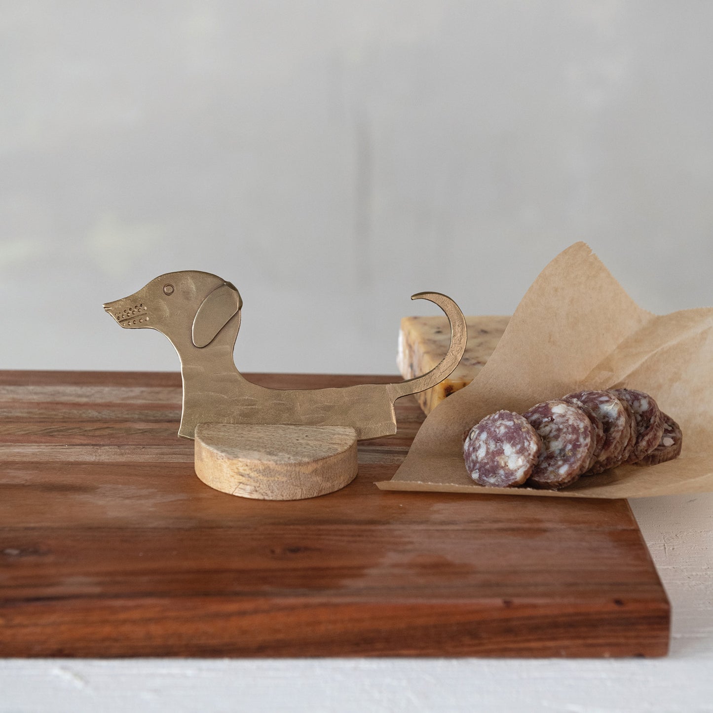 Doggie Cheese Knife + Stand