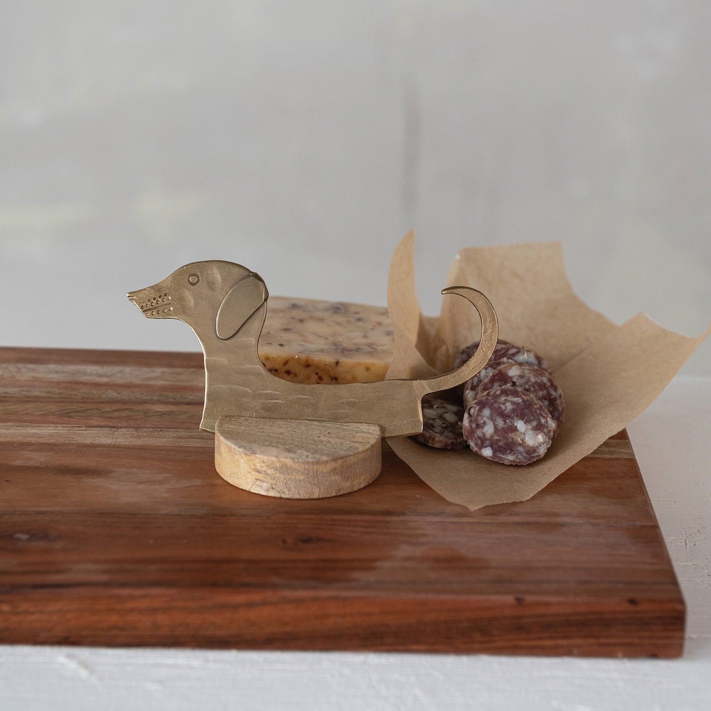 Doggie Cheese Knife + Stand
