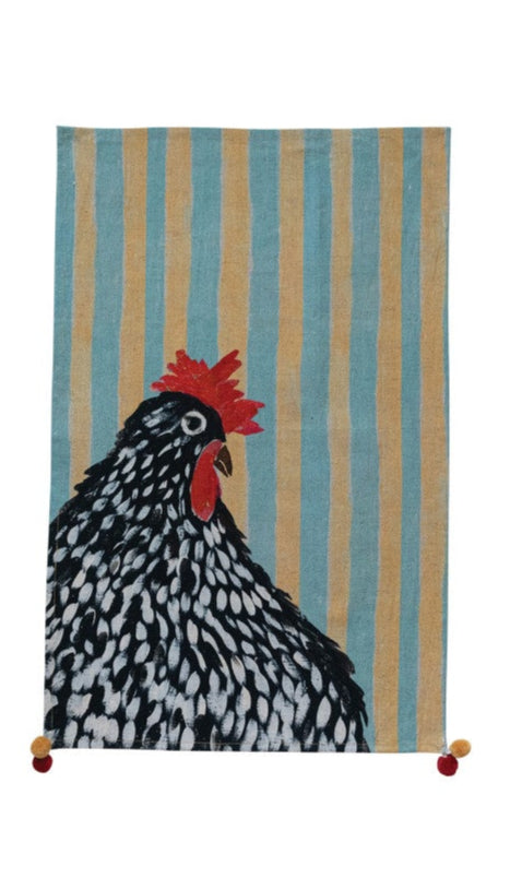 Farm Friends Cotton & Linen Printed Tea Towels