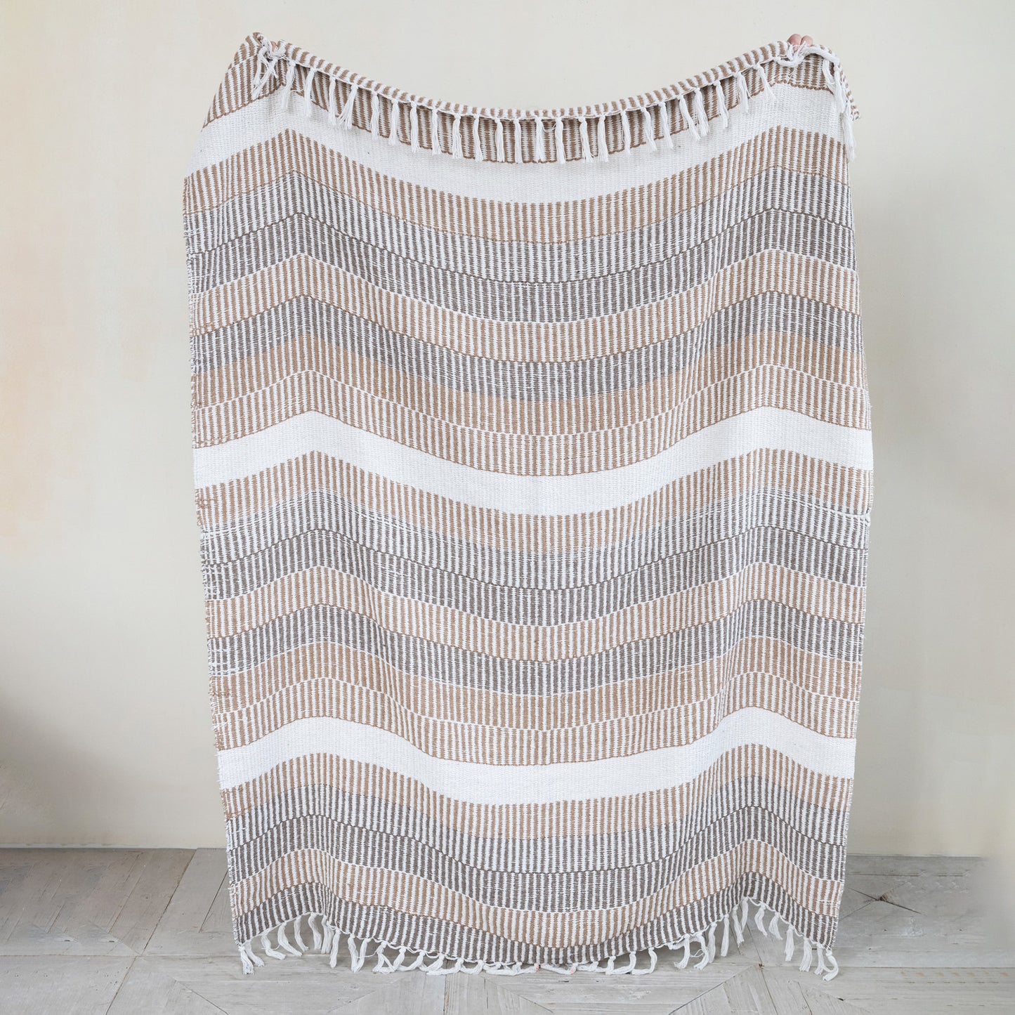 Skyler Woven Cotton Blend Throw Blanket