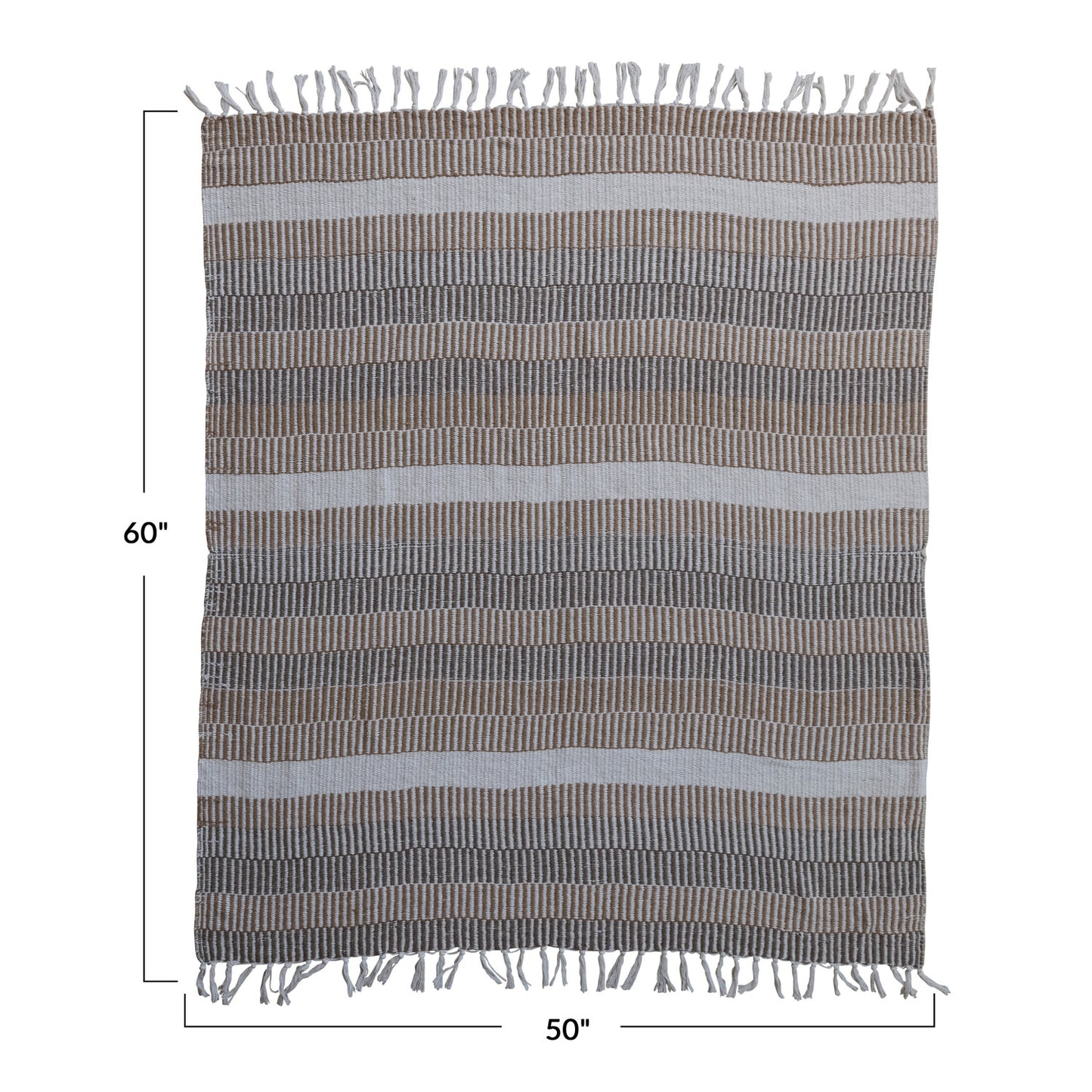 Skyler Woven Cotton Blend Throw Blanket