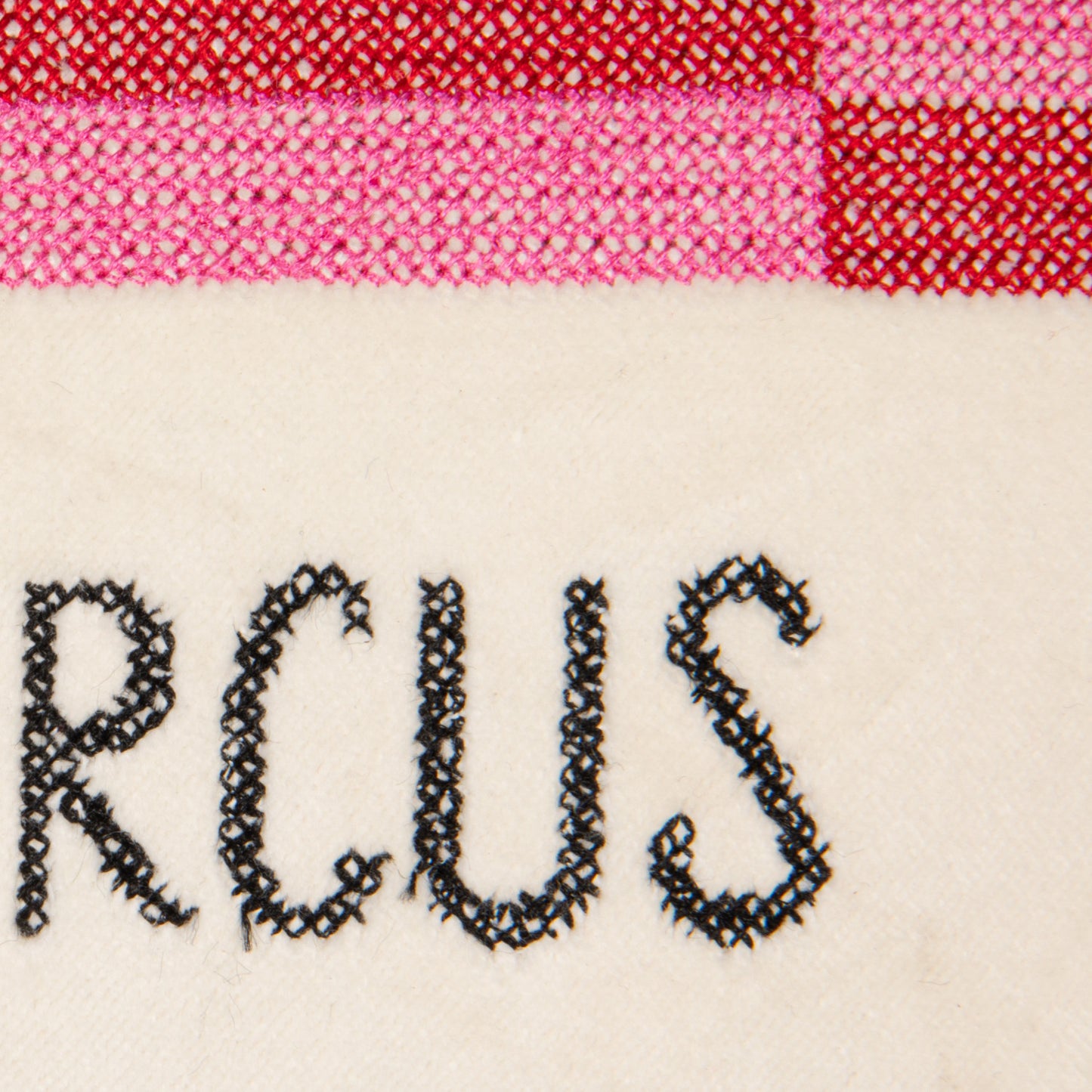 Not My Circus Embroidered Lumbar Pillow