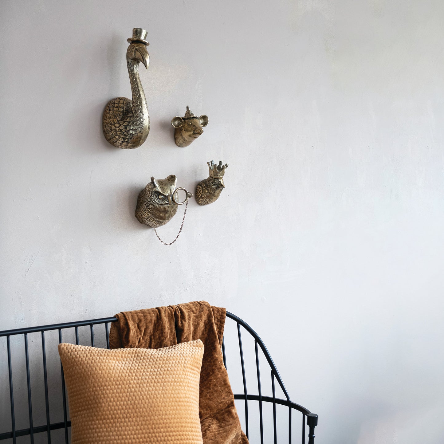 Ollie Owl Cast Aluminum Wall Hanging