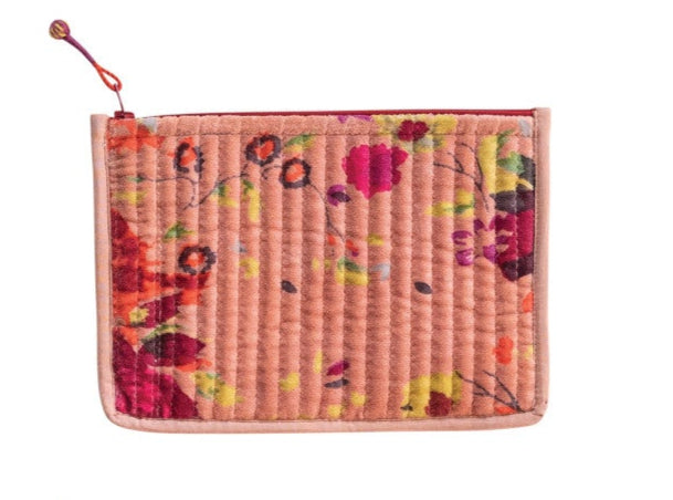 Patterned Velvet Mini Pouch
