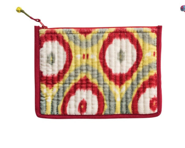 Patterned Velvet Mini Pouch