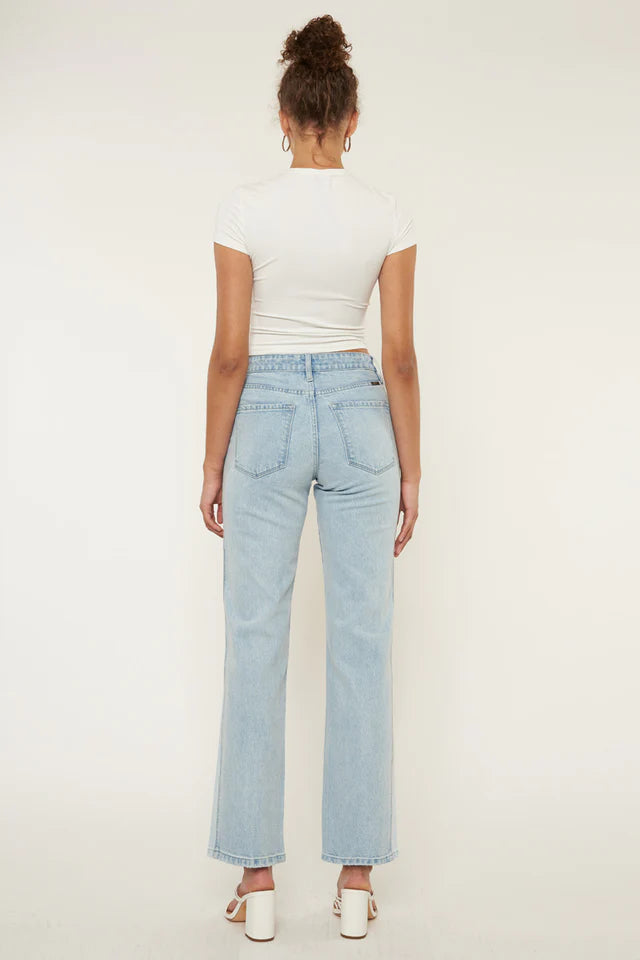 Marie High Rise Straight Leg Jeans