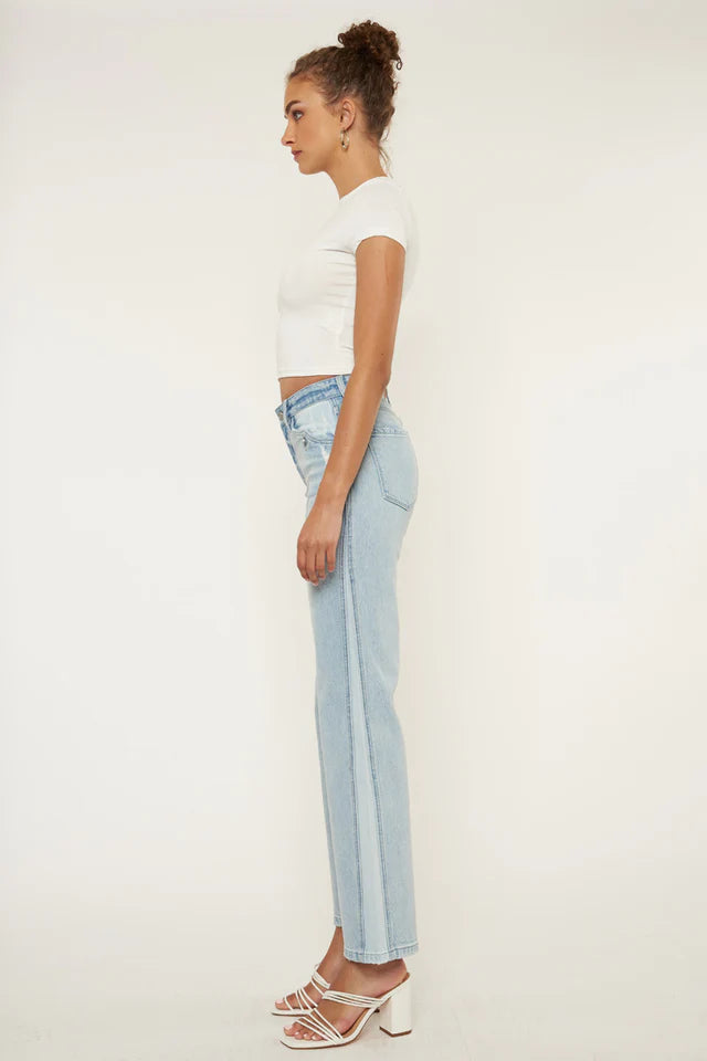 Marie High Rise Straight Leg Jeans