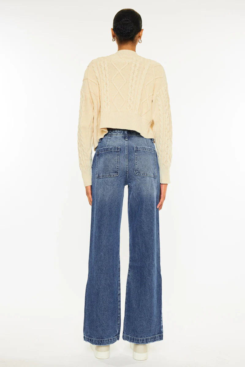 Sterling High Rise 90's Wide Leg Jeans