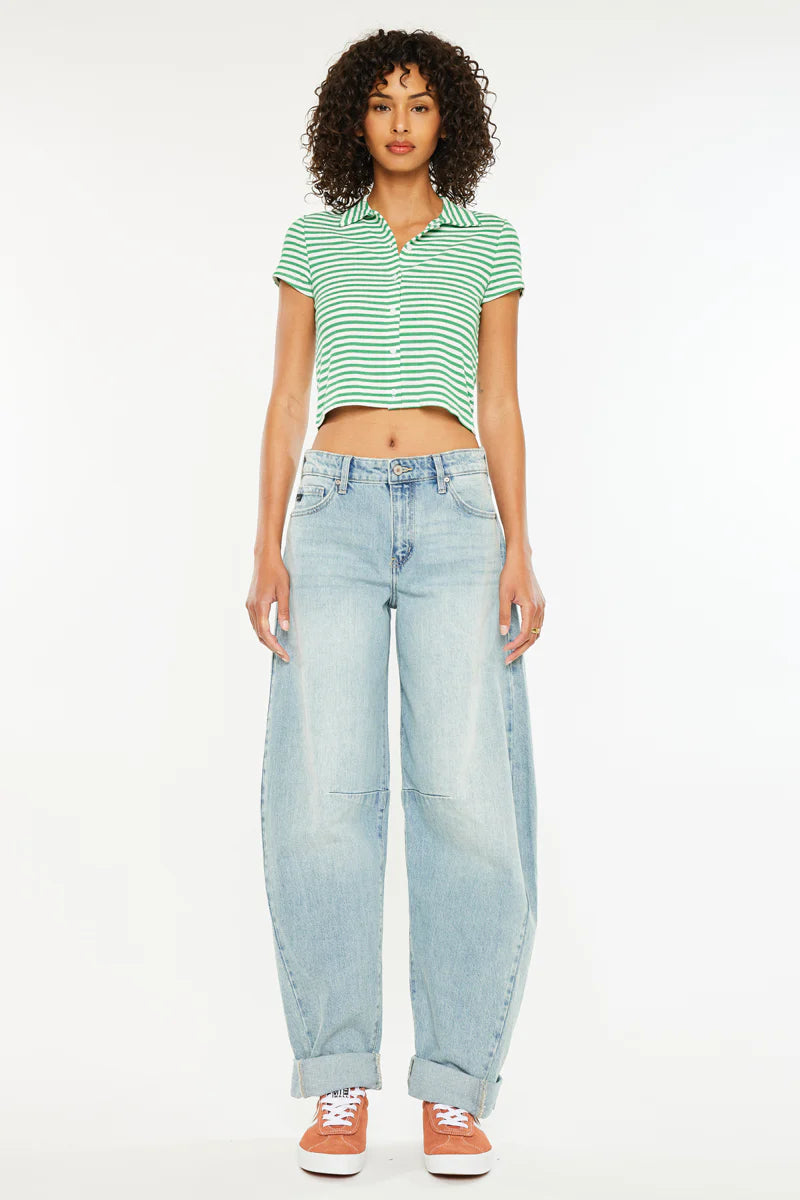 Karly Barrel Jeans