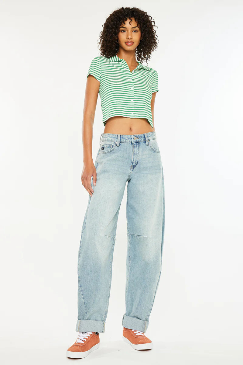 Karly Barrel Jeans