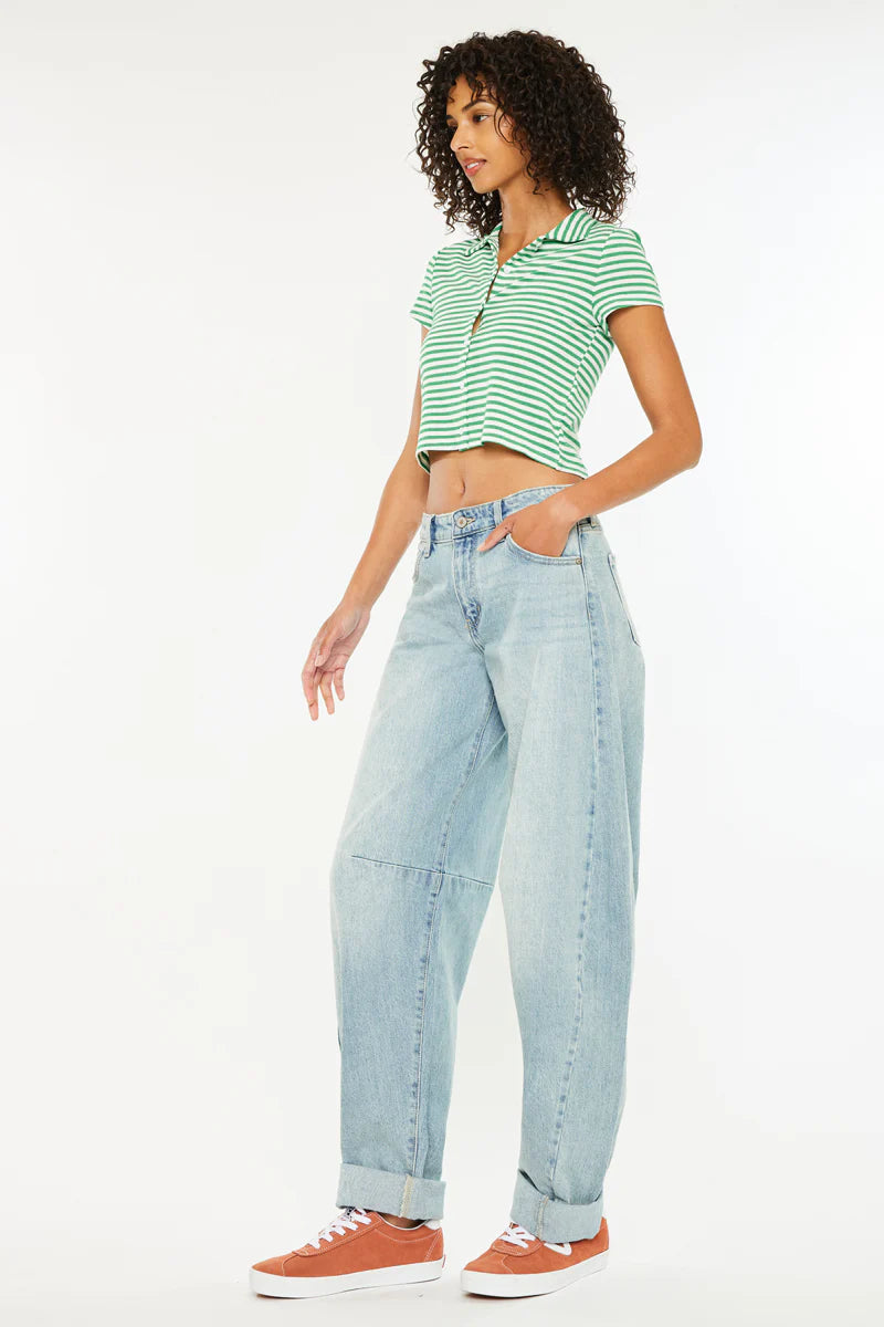 Karly Barrel Jeans