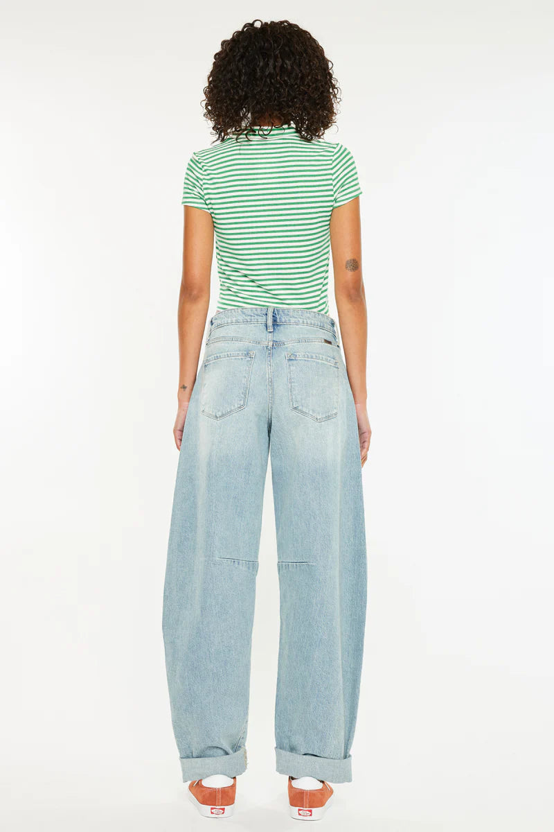 Karly Barrel Jeans
