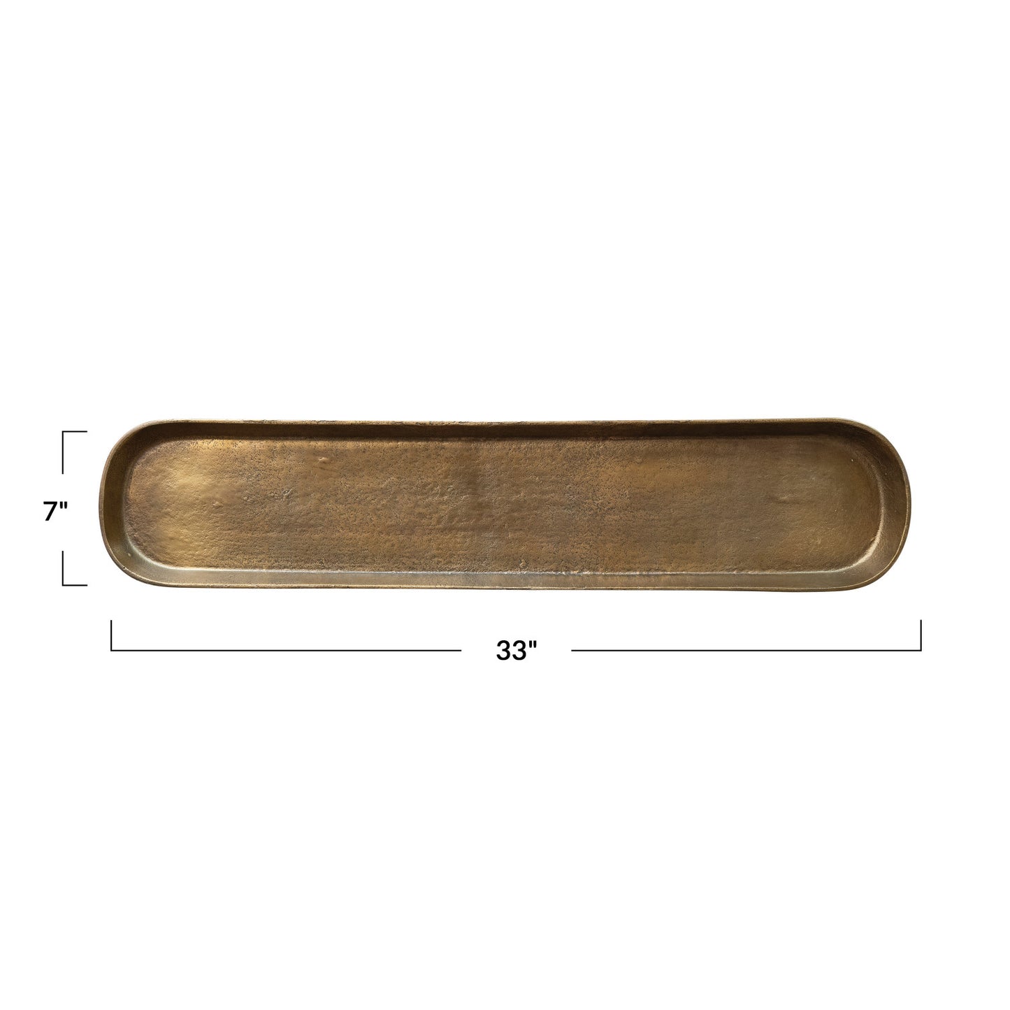 Theo Gold Finish Tray