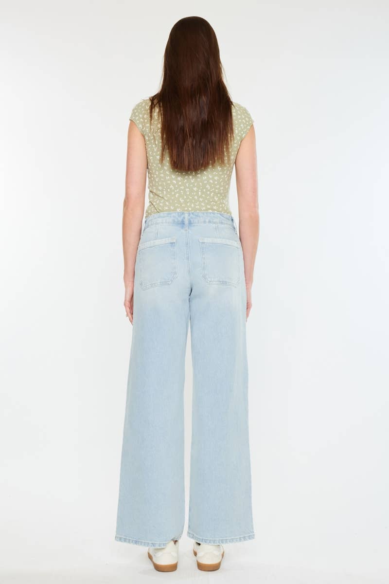 Melinda High Rise Wide Leg Jeans