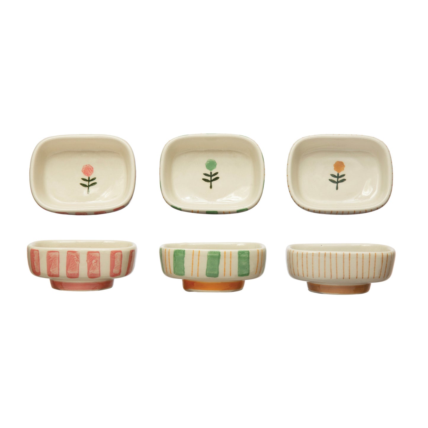 Ave Hand-Painted Stoneware Dishes