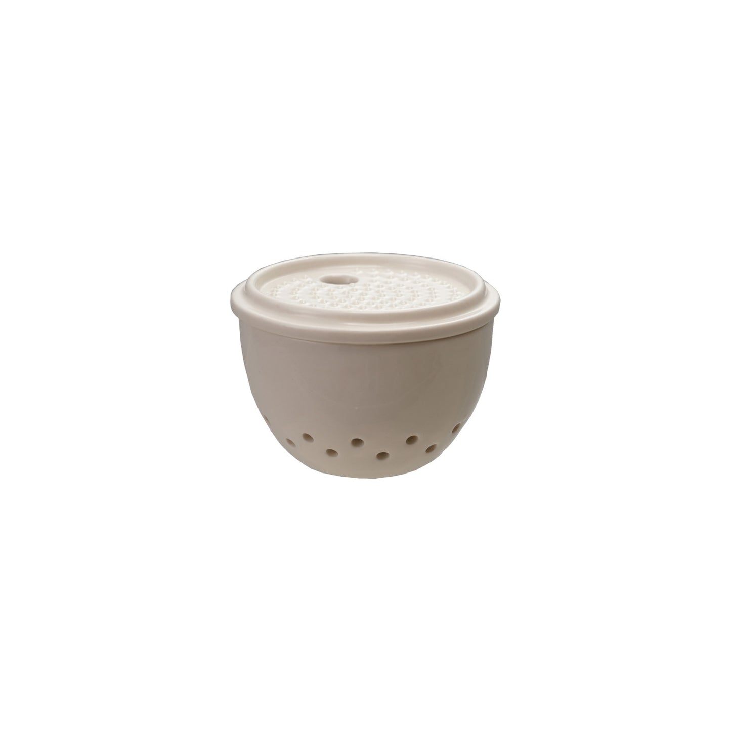 Benson Stoneware Garlic Grater + Container