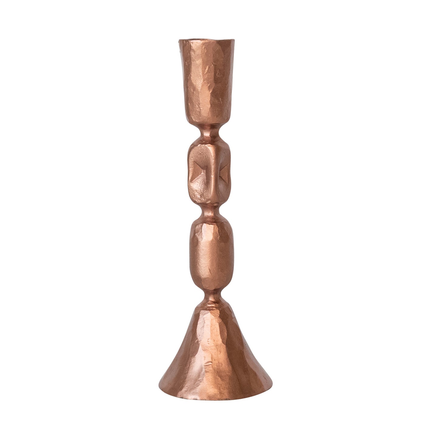Copper Finish Candle Holder