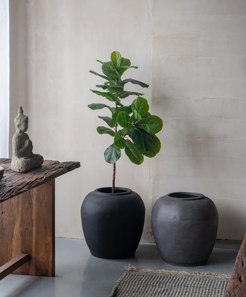 Black Winston Planter