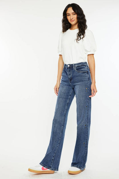 Jenny High Rise Flared Jeans
