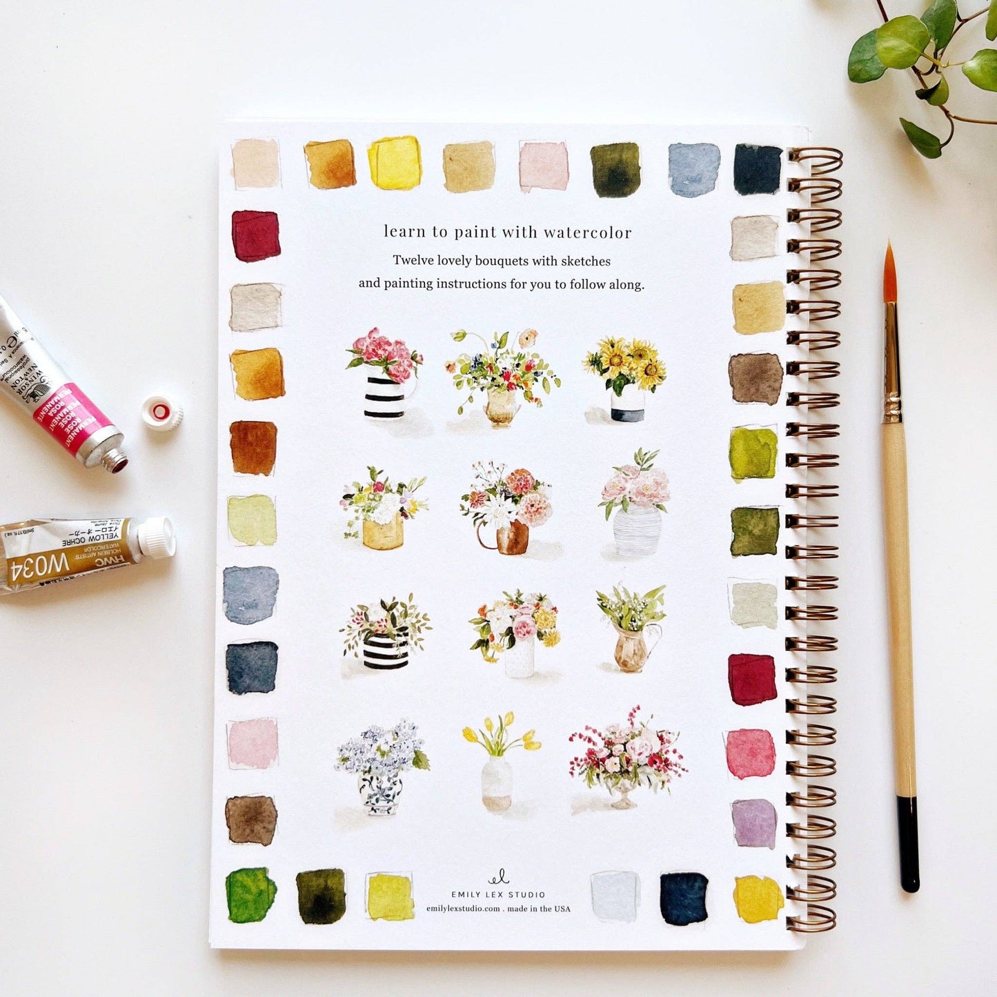 Bouquets - Watercolour Workbook