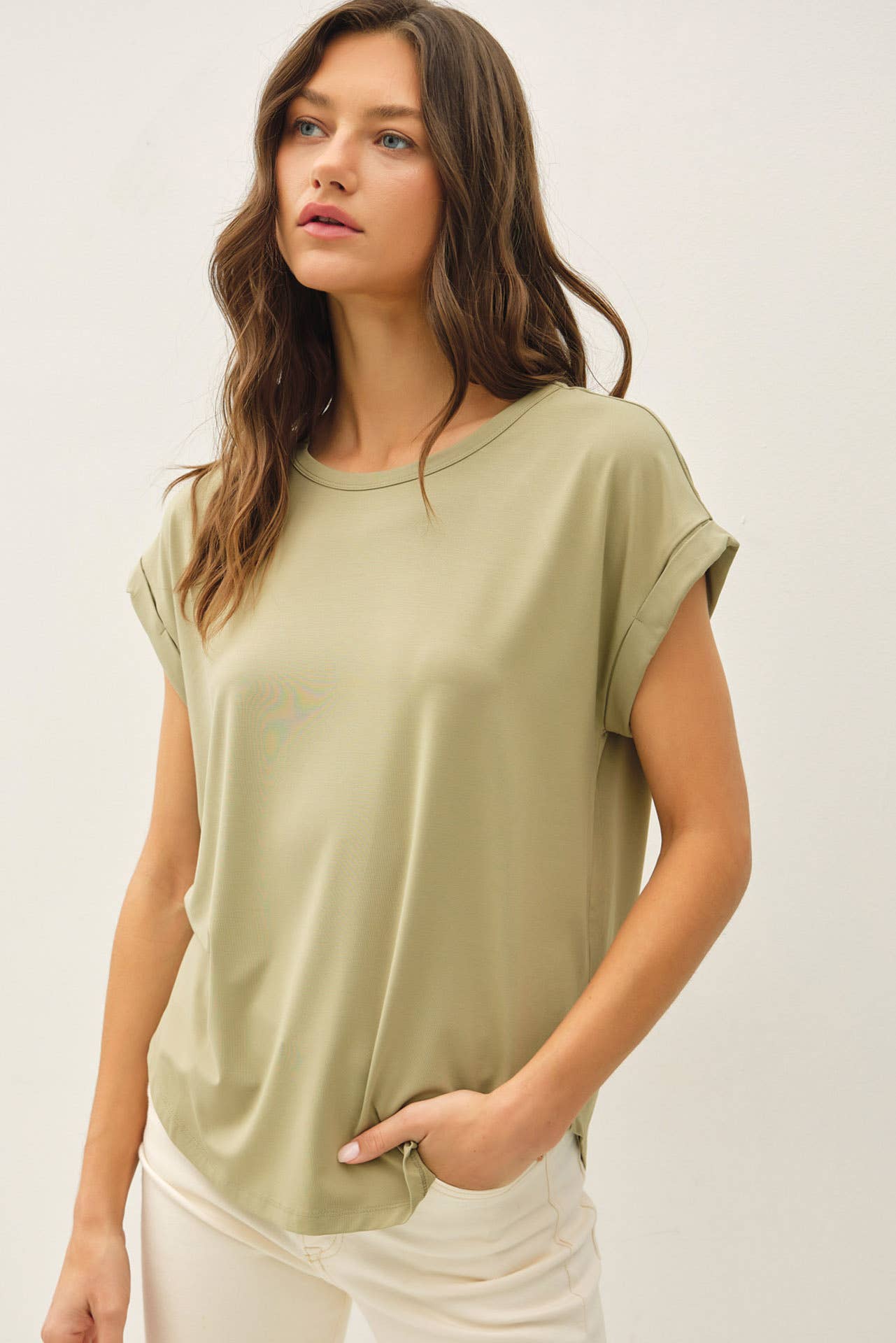 Bailey Dolman Cap Sleeve T-Shirt