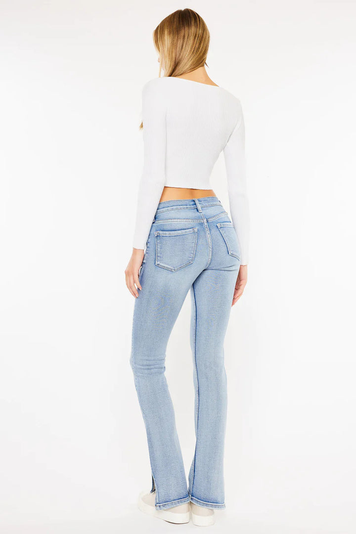 Nadia Mid Rise Bootcut Jeans