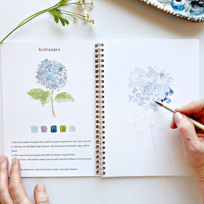 Flowers - Watercolour Workbook