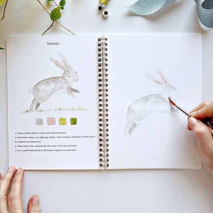Animals - Watercolour Workbook