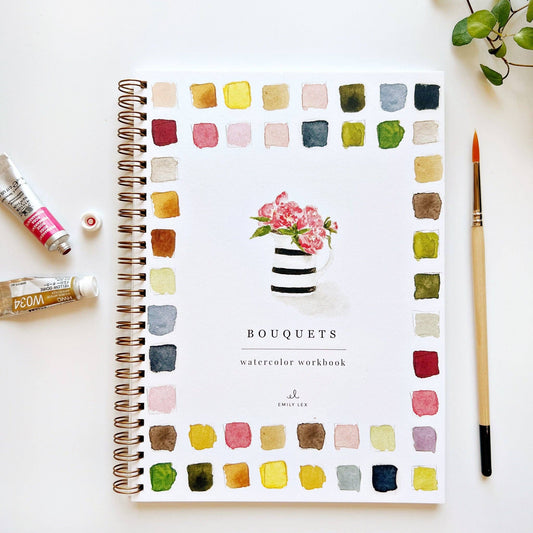 Bouquets - Watercolour Workbook