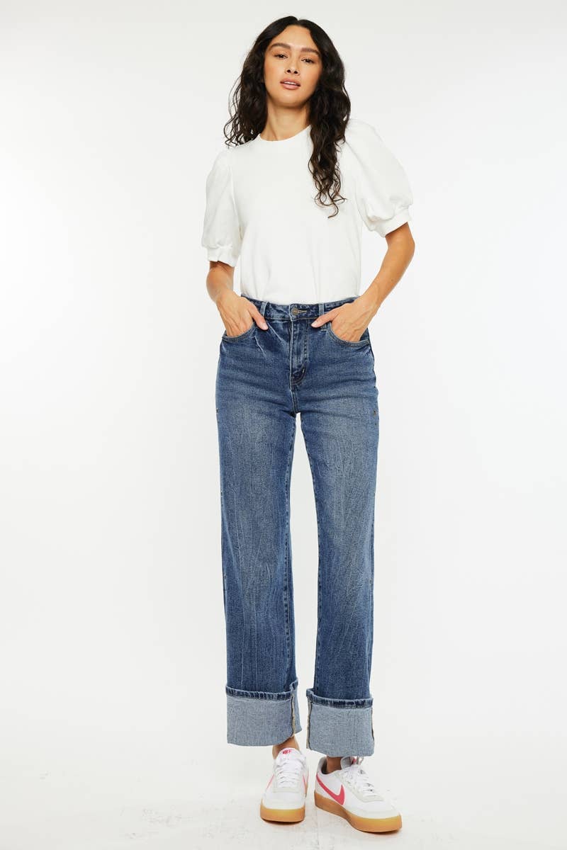 Jenny High Rise Flared Jeans