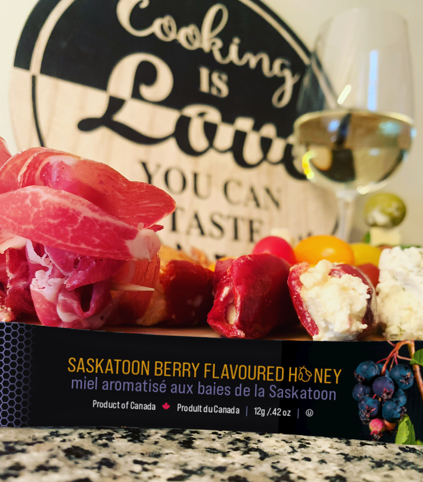 Saskatoon Berry Mini Squeeze Honey Pack
