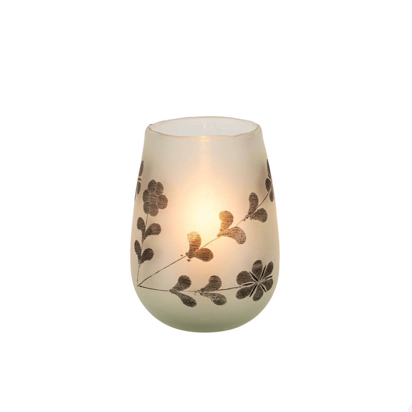 Charcoal Rosalie Etched Votives