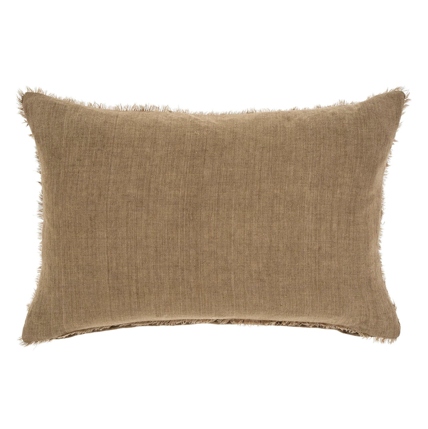 16x24 Hazelnut Lina Linen Pillow