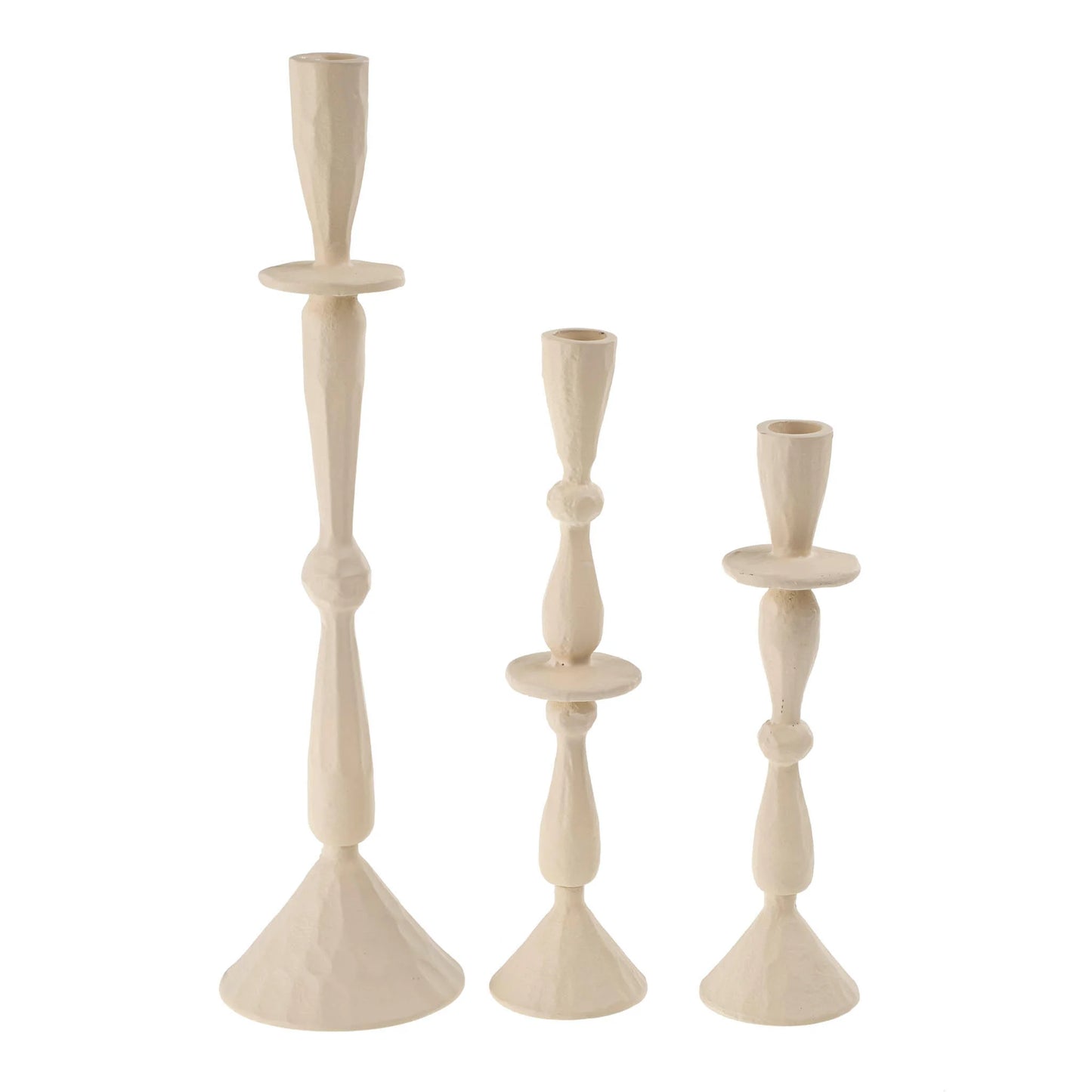 Cream Ivy Candle Holders