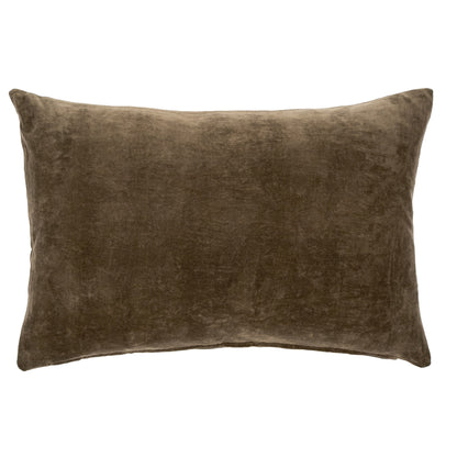 Carob Cali Velvet Pillow