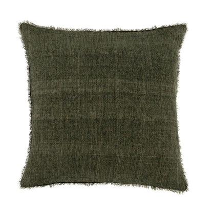 20" Avocado Lina Linen Pillow