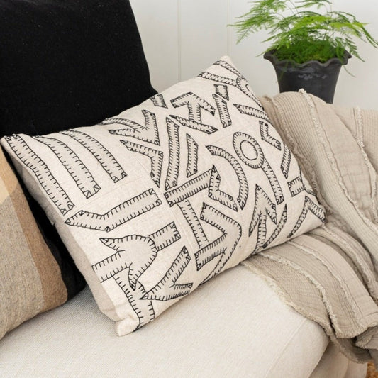 Kuba Patch Pillow