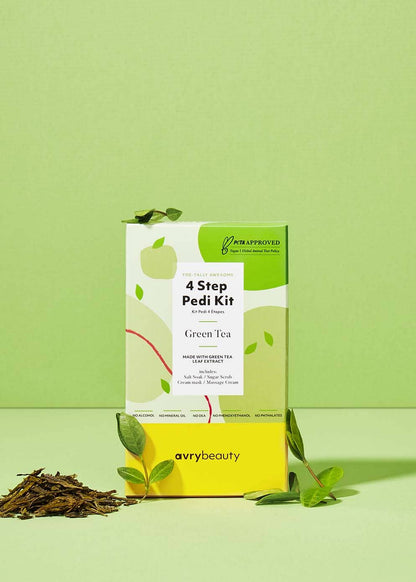 Green Tea 4 Step Pedi Kit